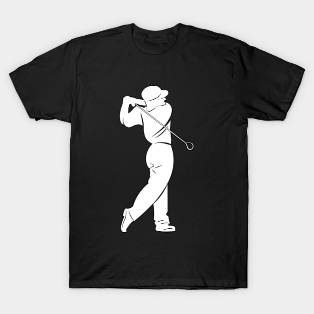 Golf Man Father Dad T-Shirt by Hassler88